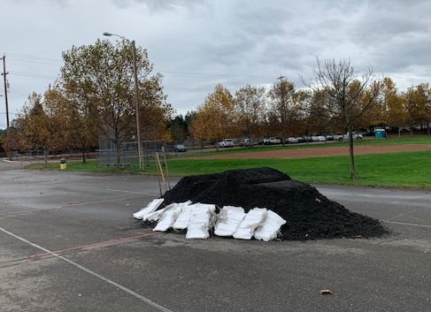 Sandbag Station at HCC