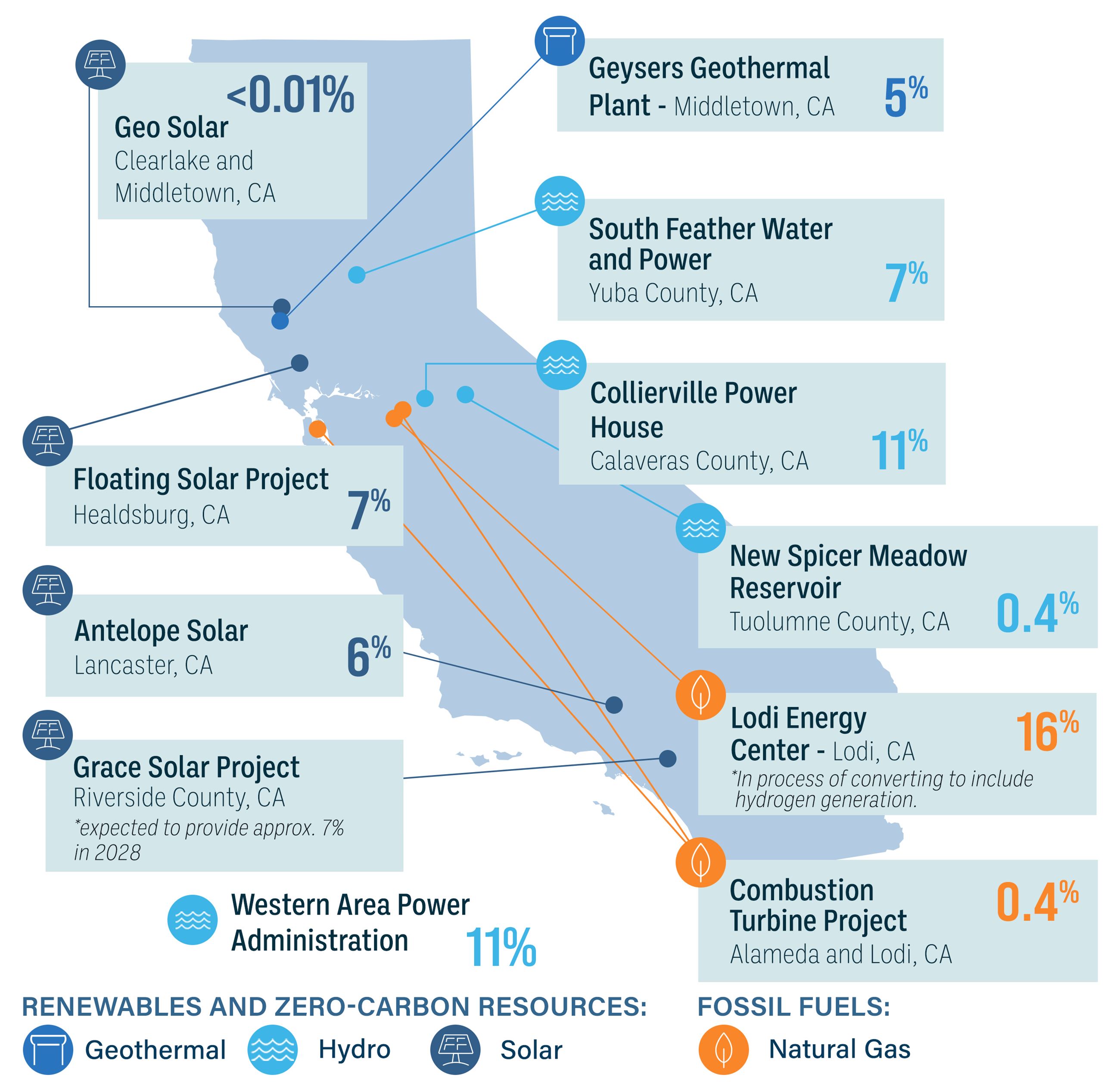 Healdsburg Electric Power Map Image