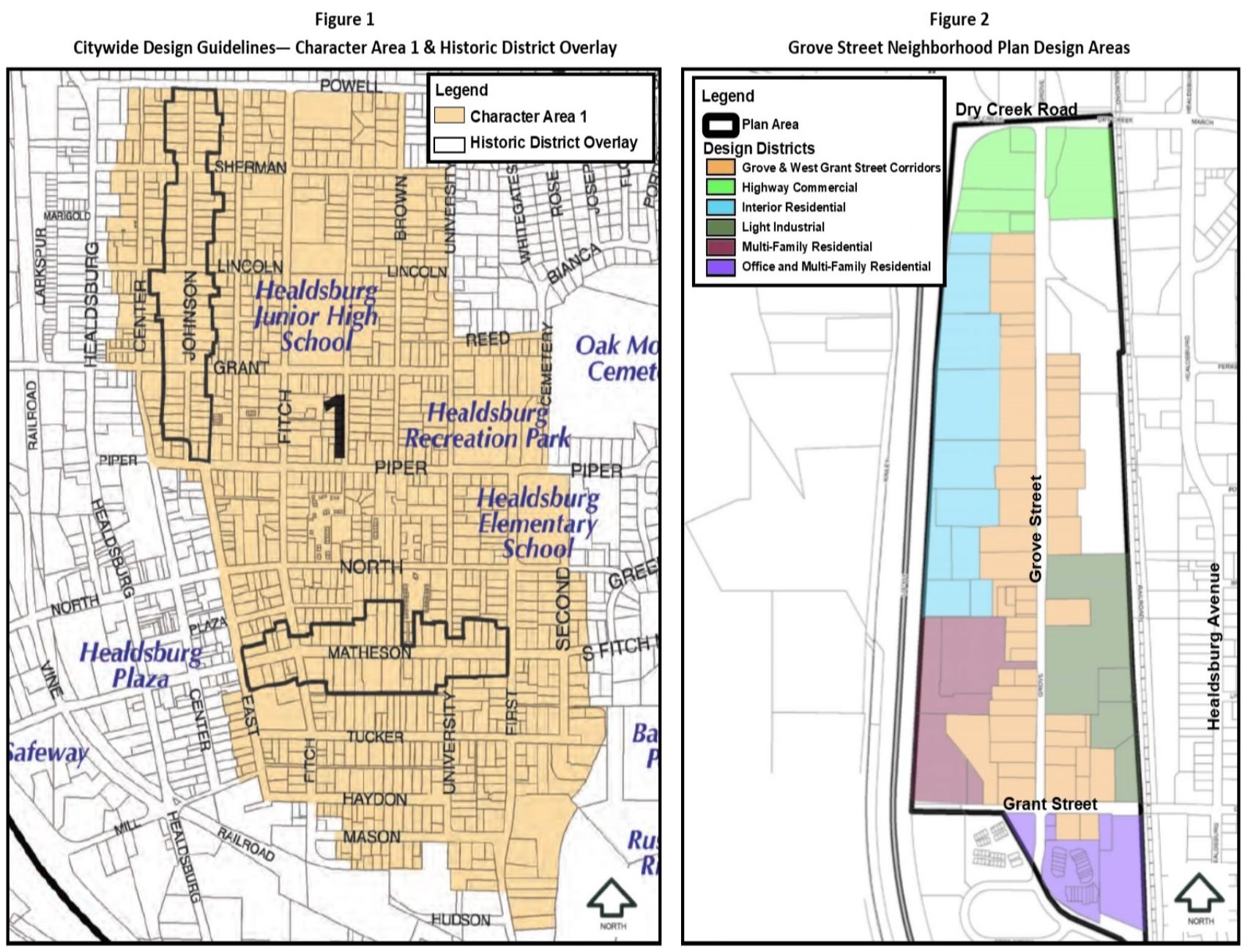 Maps of Design Review Areas